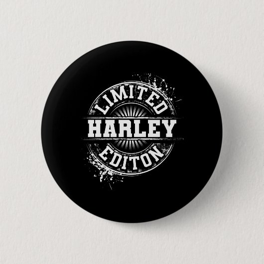 Harley Lügen Edition Lustiger Persönlicher Name Wi Button (Vorderseite)