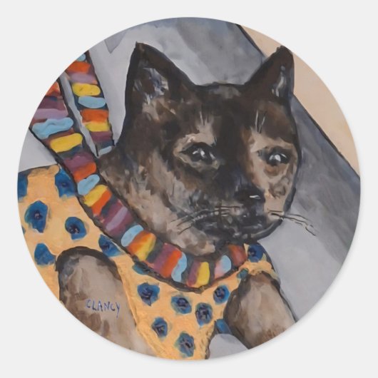 Harley Macht Zoomies Runder Aufkleber (Vorderseite)