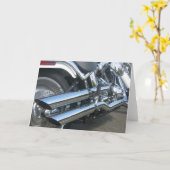 Harley Motorcycle Karte (Gelbe Blume)