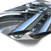 Harley Motorcycle Poster (Ecke)