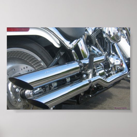 Harley Motorcycle Poster (Vorne)