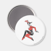 Harley Quinn 1 Magnet (Vorderseite/Rückseite)
