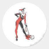 Harley Quinn 2 Runder Aufkleber (Vorderseite)