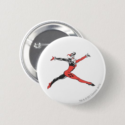 Harley Quinn 3 Button (Vorne & Hinten)