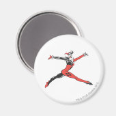 Harley Quinn 3 Magnet (Vorderseite/Rückseite)