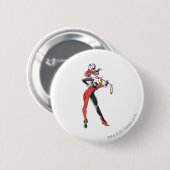 Harley Quinn 4 Button (Vorne & Hinten)
