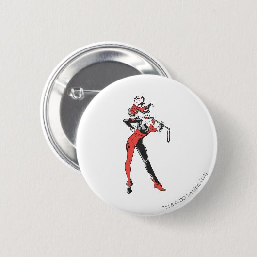 Harley Quinn 4 Button (Vorne & Hinten)