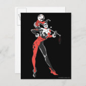 Harley Quinn 4 Postkarte (Vorne/Hinten)