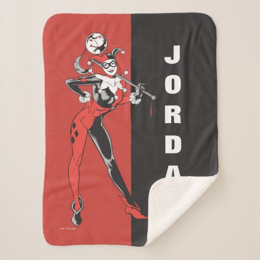 Harley Quinn 4 Sherpadecke (Vorderseite)