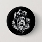 Harley Quinn Abzeichen Button (Vorderseite)