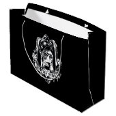 Harley Quinn Abzeichen Große Geschenktüte (Rückseite Schrägansicht)