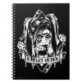 Harley Quinn Abzeichen Notizblock (Vorderseite)