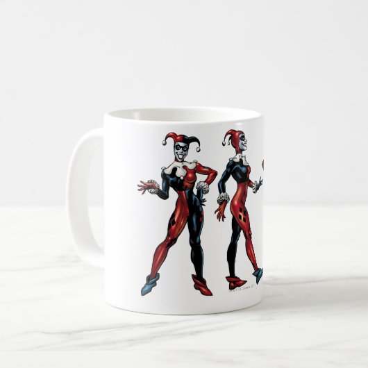 Harley Quinn - All Sides Kaffeetasse (Vorderseite Links)