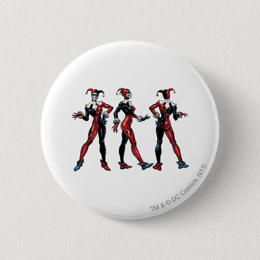Harley Quinn - Alle Seiten Button (Vorderseite)