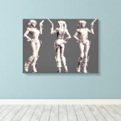 Harley Quinn Alternate 2 Leinwanddruck (Insitu (Holzboden))