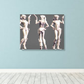 Harley Quinn Alternate 2 Leinwanddruck (Insitu (Holzboden))