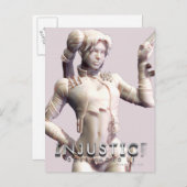 Harley Quinn Alternate Postkarte (Vorne/Hinten)