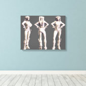 Harley Quinn Alternate Turnaround Leinwanddruck (Insitu (Holzboden))