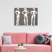 Harley Quinn Alternate Turnaround Leinwanddruck (Insitu (Wohnzimmer))