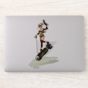 Harley Quinn BombenPinup Aufkleber