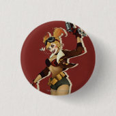 Harley Quinn Bombshells Pinup Button (Vorderseite)