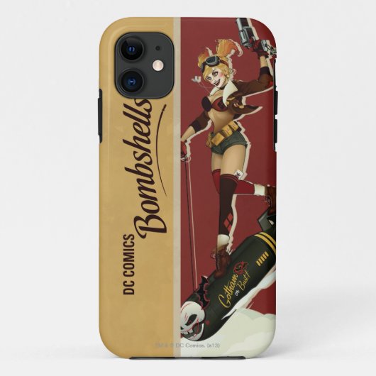 Harley Quinn Bombshells Pinup Case-Mate iPhone Hülle (Rückseite)