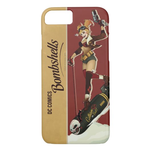 Harley Quinn Bombshells Pinup Case-Mate iPhone Hülle (Rückseite)