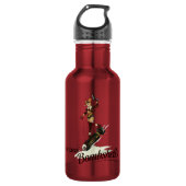 Harley Quinn Bombshells Pinup Edelstahlflasche (Vorderseite)