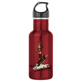 Harley Quinn Bombshells Pinup Edelstahlflasche