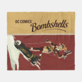 Harley Quinn Bombshells Pinup Fleecedecke (Vorderseite (Horizontal))