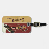 Harley Quinn Bombshells Pinup Gepäckanhänger (Vorderseite horizontal)