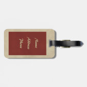 Harley Quinn Bombshells Pinup Gepäckanhänger (Rückseite horizontal)