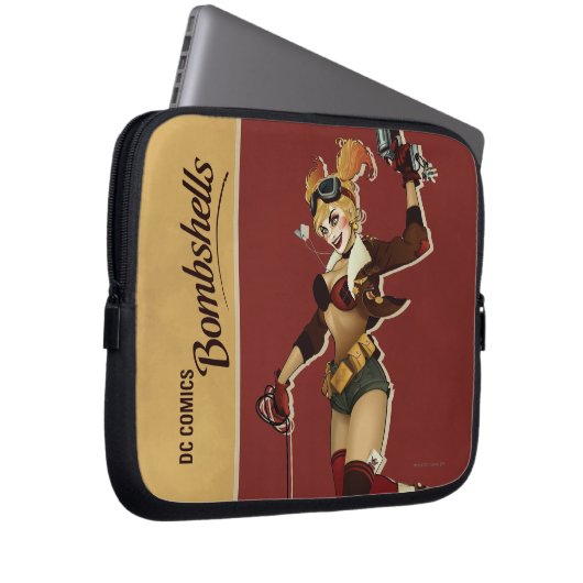 Harley Quinn Bombshells Pinup Laptopschutzhülle (Vorne Rechts)