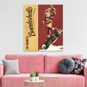 Harley Quinn Bombshells Pinup Leinwanddruck (Insitu (Wohnzimmer))