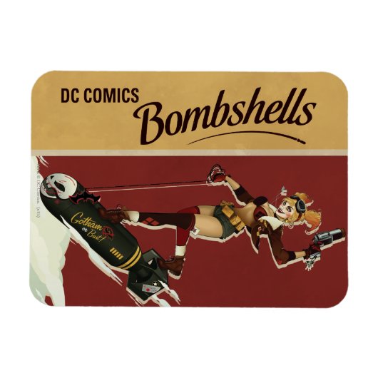 Harley Quinn Bombshells Pinup Magnet (Horizontal)