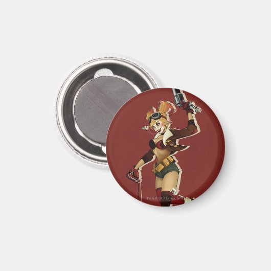 Harley Quinn Bombshells Pinup Magnet (Vorderseite/Rückseite)