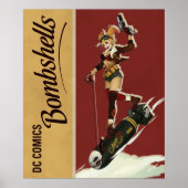 Harley Quinn Bombshells Pinup Poster (Vorne)