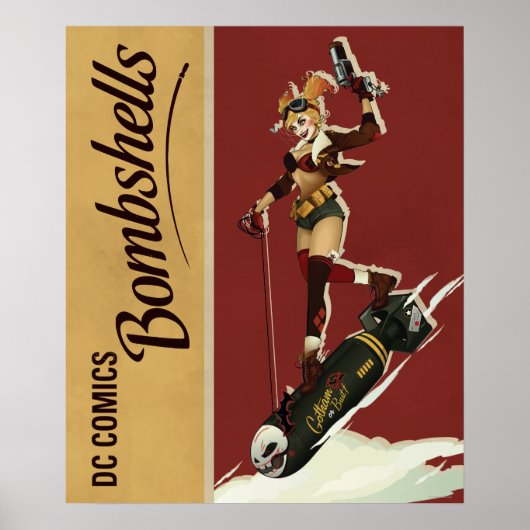 Harley Quinn Bombshells Pinup Poster (Vorne)