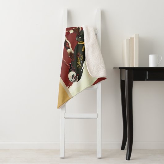 Harley Quinn Bombshells Pinup Sherpadecke (Beispiel)