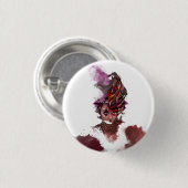 Harley Quinn Button (Vorne & Hinten)