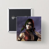 Harley Quinn Button (Vorne & Hinten)