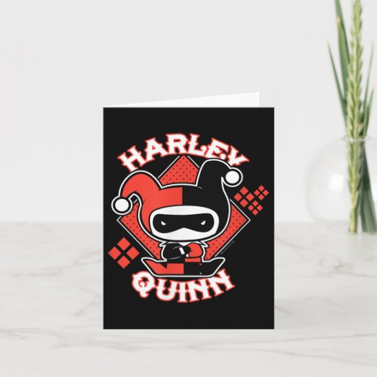 Harley Quinn Chibi Karte (Vorderseite)