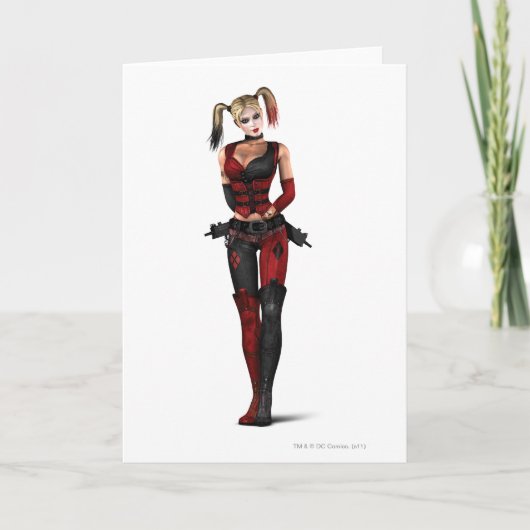 Harley Quinn Karte (Vorderseite)