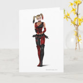 Harley Quinn Karte (Gelbe Blume)