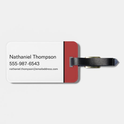 Harley Quinn - Lass uns surfen gehen Gepäckanhänger (Rückseite horizontal)