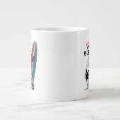 Harley Quinn - Lass uns surfen gehen Jumbo-Tasse (Vorderseite)