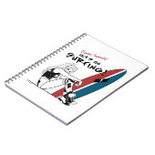 Harley Quinn - Lass uns surfen gehen Notizblock (Linke Seite)