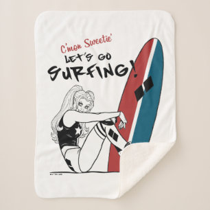 Harley Quinn - Lass uns surfen gehen Sherpadecke