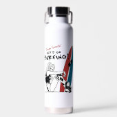 Harley Quinn - Lass uns surfen gehen Trinkflasche (Vorne)