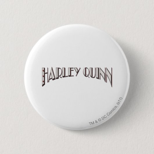 Harley Quinn - Logo Button (Vorderseite)